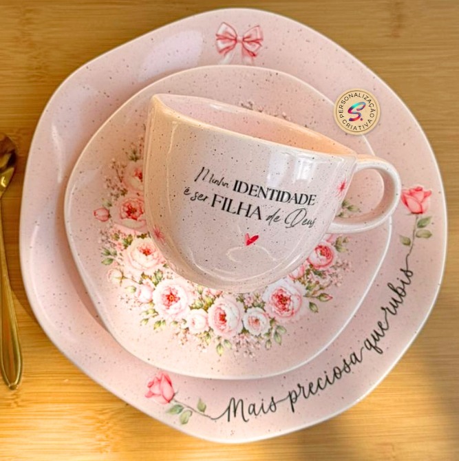Louça cristã xícara Minha Identidade
